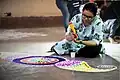 رانغولي قيد الرسم
