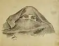 رسم للفنان رشاد سليم (1936) قياس 22.5سم × 17.5سم