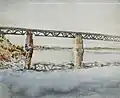رسم للفنان رشاد سليم (1936) قياس 22.5سم × 17.5سم