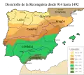 حروب الاسترداد حسب الحقب.