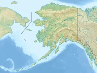 زلزال ألاسكا 2018 على خريطة Alaska