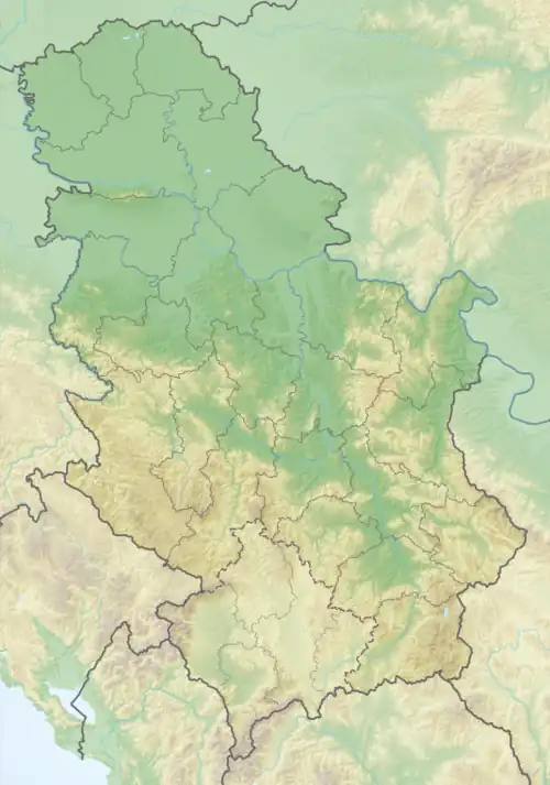 معركة موهاج is located in Serbia