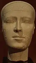 نموذج رأس أحد الكبار من مصر القديمة، أسرة مصرية رابعة