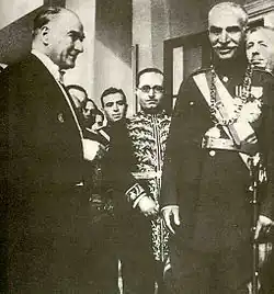 رضا بهلوي مع أتاتورك 1934 م