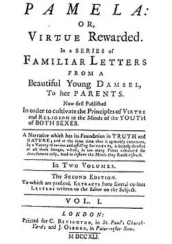 Samuel Richardson's باميلا