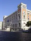 الجانب الخلفي من قصر مونتيستوريو، صممه المهندس المعماري إرنستو باسيل