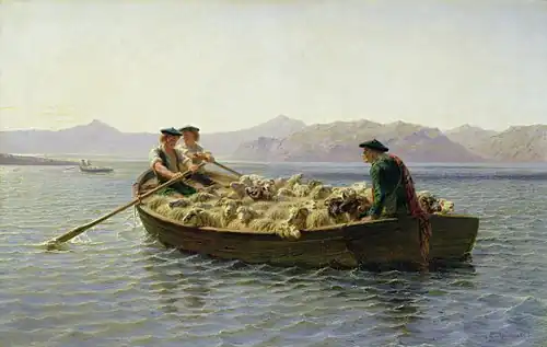 Changement de pâturages,  تغيير المروج Changing of meadow