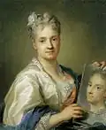 روزالبا كاريرا لوحة شخصية للرسامة الإيطالية روزالبا كاريرا تحمل فيها صورة اختها عام 1715م، اللوحة مرسومة على ورق ومحفوظة في في غاليريا ديغلي أوفيزي (Galleria degli Uffizi) في فلورنسة.