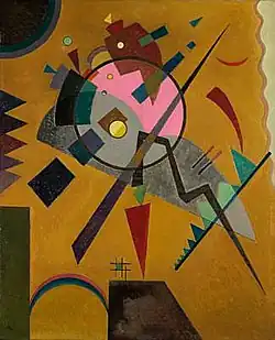 وردة مع اللون الرمادي (1924)، فاسيلي كاندينسكي