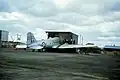 Photo from 1953.A دوغلاس سي-47 سكاي ترين of the Royal Hellenic Air Force.