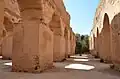 الممرات بين أقواس مخزن الحبوب في هري السواني