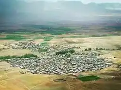 صورة جوية لقرية