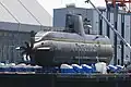 submarine S-120 Papanikolis (214 type) at HDW at Kiel.