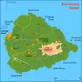 خريطة أخرى لجزيرة أسينشين