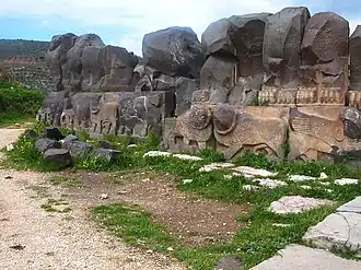 ماتبقى من معبد عين دارة