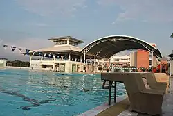 بركة في مدرسة الإنتقال في بانكوك