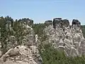 صخور بالقرب من مدينة "راتن" ، ألمانيا