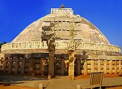 سانشي in India, a Buddhist pilgrimage site