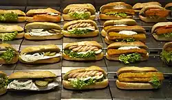 Seafood sandwiches