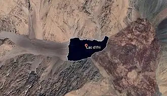 بحيرة تامدا من القمر الإصطناعي
