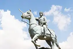 تمثال سيد محمد بن عبدالله حسن في جيجيجا، أحد أبرز الشخصيات البارزة في دارود.