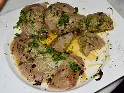 مدزلونة مصنوعة طحين الحنطة السوداء