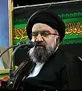 أحمد خاتمي ، السكرتير الأول لمجلس خبراء القيادة في حسينية «الإمام الخميني».