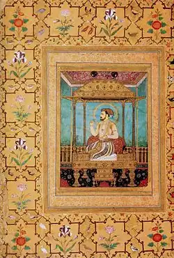 Shah Jahan on The Peacock Throne, c. 1635. Museum of Islamic Art, Doha