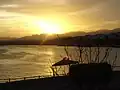 الغروب في شرم الشيخ.