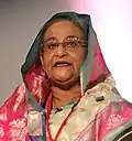 الشيخة حسينة رئيسة وزراء بنغلاديش