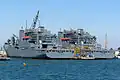 USNS Robert E. Peary (T-AKE-5) أثناء بنائها.