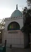 صورة خارجية لضريح الشيخ مصطفى بن كمال الدين البكري.
