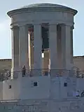 The Siege Bell Memorial in Valletta