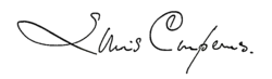 توقيع لويس كوبيروس