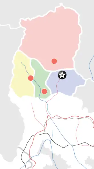 جيليب لا على خريطة Sikkim