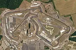 Satellite photograph of Silverstone Circuit