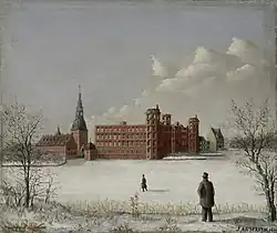 أطلال فريدريكسبورج بواسطة جيه أندرسن، 1860.