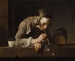 جان بابتيست سيميون تشاردين ، فقاعات الصابون 1739