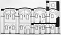Sezione longitudinale della navata centrale della cattedrale di San Patroclo a Soest، (جرمانية)