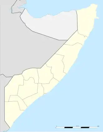 كمين جولوين 2017 على خريطة الصومال