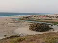 المكان الذي يصب فيه وادي الصرار في البحر