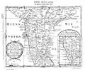 مليبار عام 1652 (تم تمييز ساحل مليبار بشكل منفصل على الجانب الأيمن)