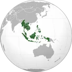 Map of Southeast Asia