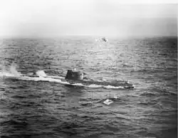 Soviet submarine and U.S. Navy - Blockade Cuban Missile Crisis