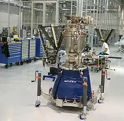SpaceX factory Merlin engine