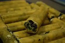 كانيلوني محشو بالسبانخ وجبن ريكوتا