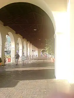 Stage departure santa
