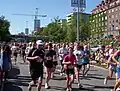 مارثون ستوكهولم 2009 في شارع رَوْلَمْبْسهَوْڤ (Rålambshovsleden)