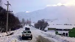 شارع خارج المنتجع