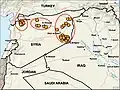 غارات التحالف الدولي على مواقع تنظيم داعش في العراق وسوريا.